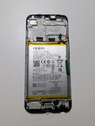 Schermo + cornice + batteria per Oppo A16 e A16s
