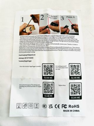 Máquina de humo mini portatil