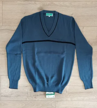 Jersey Fred Perry Vintage Azul Acero