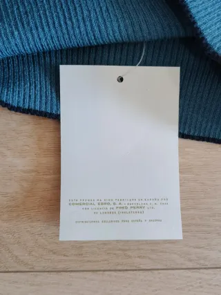 Jersey Fred Perry Vintage Azul Acero