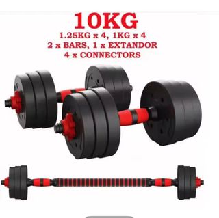 Set di manubri regolabili da 10 kg