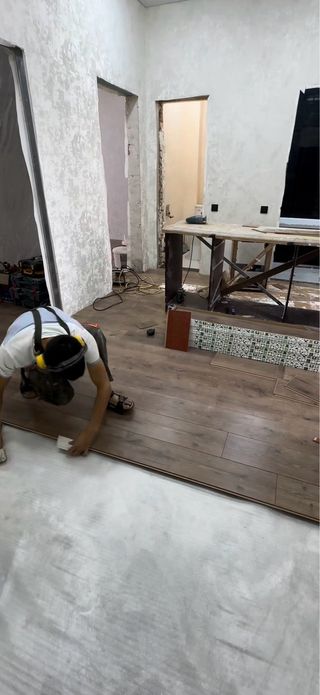 Instalación de suelo laminado