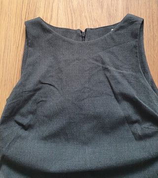 Vestido gris marengo