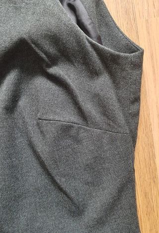 Vestido gris marengo