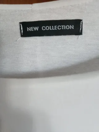 Blusa blanca con encaje