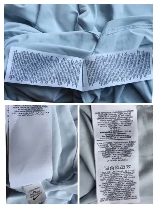 Camiseta Nike ONE LUXE ESS Azul Mujer Talla XXL