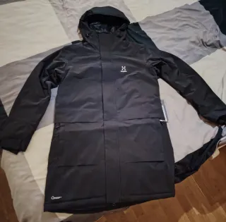 Parka Negra Mujer Haglofs en talla M y S