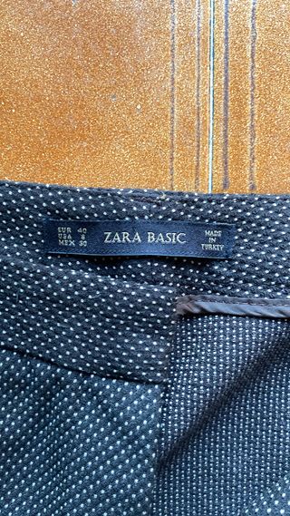 Pantalón Zara Basic Mujer Talla L