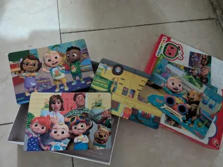 Puzzle Cocomelon Mi Primer Puzzle 4 en 1