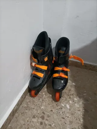 Patines CaliforniaPro Negro y Naranja