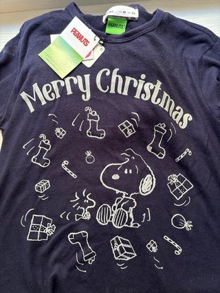 Pijama Navideño Snoopy Talla M