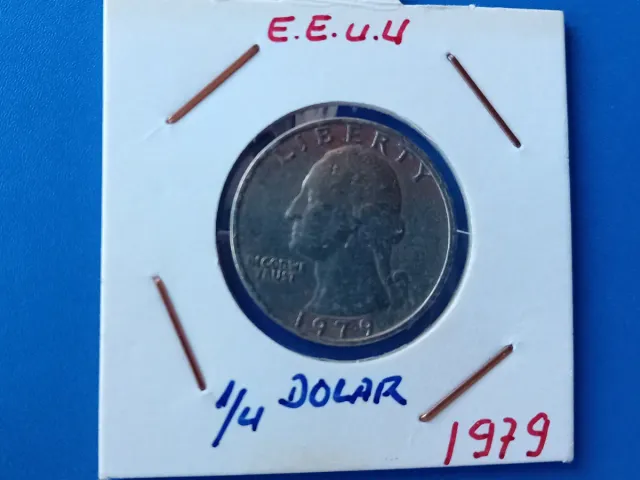 Moneda 1/4 Dólar E.E.U.U. 1979