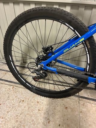 Bicicleta 27,5 Azul y Amarilla talla M