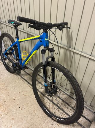 Bicicleta 27,5 Azul y Amarilla talla M