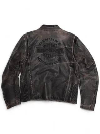 Chaqueta Cuero Harley Davidson Moto Talla L