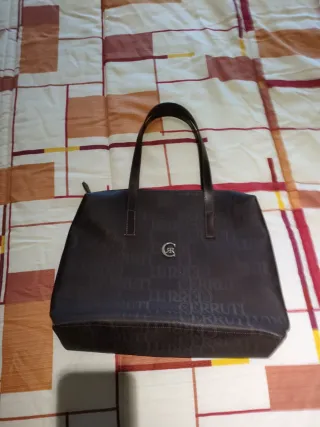 Bolso de mano marrón Gerruti