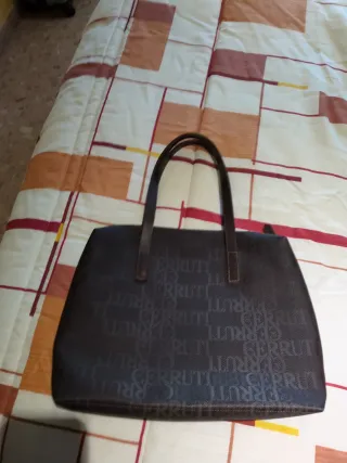 Bolso de mano marrón Gerruti