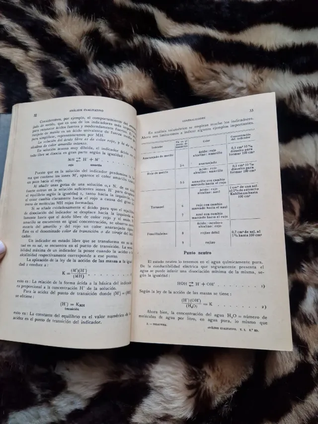 Tratado de Química Analítica vintage