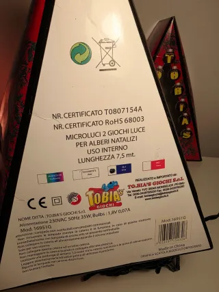 Luci albero natalizio 240