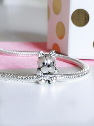 CHARM PERRO BULLDOG PARA PULSERA PANDORA CAJA