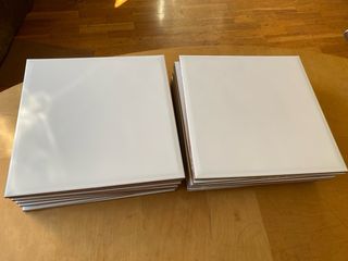 Baldosas blancas 30,5 x 30,5 cm