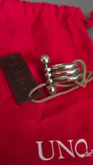 Anillo Uno de 50 Plata