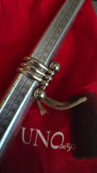 Anillo Uno de 50 Plata