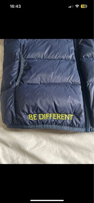 Giubbotto uomo vero piumino d’oca blu