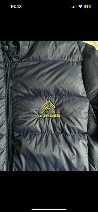 Giubbotto uomo vero piumino d’oca blu