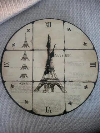 Reloj de pared París Vintage