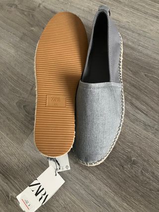 Zapatos Zara Hombre Talla 44 Gris