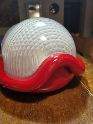 Lampada Noce Castiglioni Flos rossa