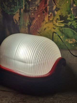 Lampada Noce Castiglioni Flos rossa