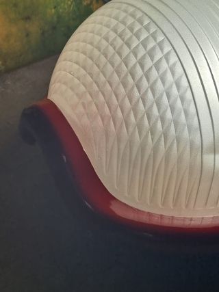 Lampada Noce Castiglioni Flos rossa