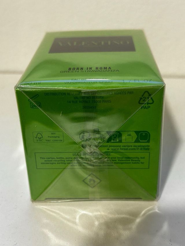 Valentino Donna Born in Roma Green Stravaganza 50m