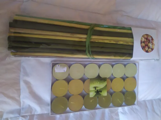 Velas aromáticas manzana y varas de bambú