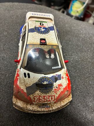 Coche Scalextric Peugeot 9 Total