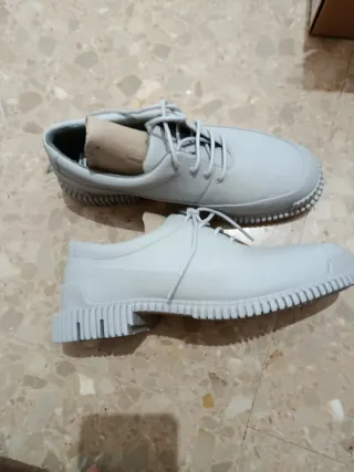 Zapatos Camper Pix Mujer Piel Gris