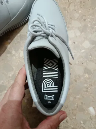 Zapatos Camper Pix Mujer Piel Gris