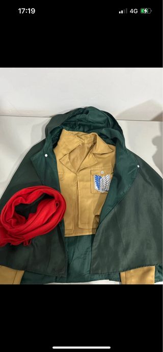 Cosplay Mikasa SNK Talla Única