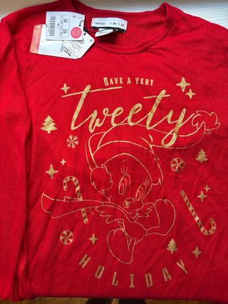 Pijama Navideño Looney Tunes Talla M