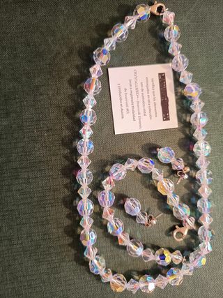 Collar y Pulsera Swarovski Cristal Austriaco