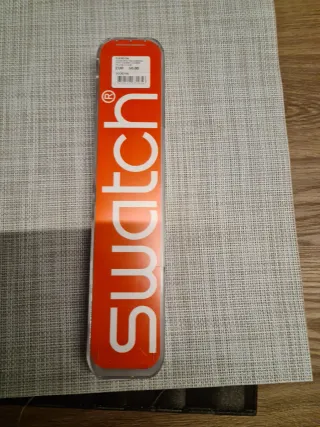 Orologio Swatch Nero e Arancione