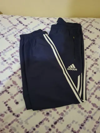 Pantalón Chándal Adidas Talla M Azul