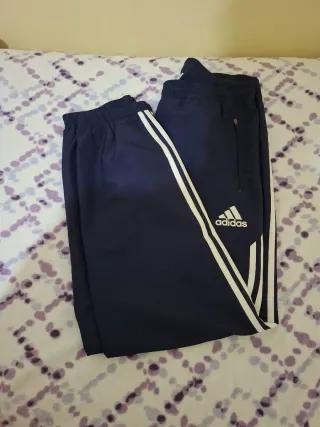 Pantalón Chándal Adidas Talla M Azul