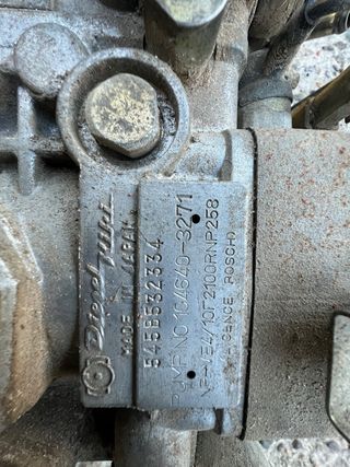 Bomba Inyectora Diesel mecanica