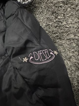 Piumino Diesel Nero Donna Taglia L