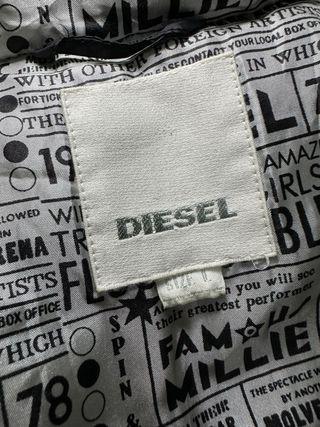 Piumino Diesel Nero Donna Taglia L