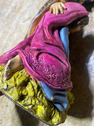 Figura Nacimiento Jesus Sagrada Familia. Vintage