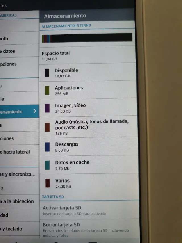 Tablet LG G Pad Blanca